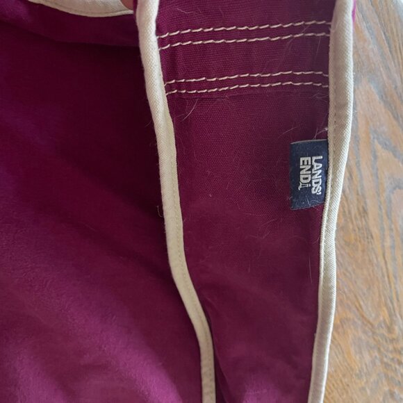 LANDS' END cotton canvas dog bed cover/exc condition/non smoking home25"x35"x - Picture 5 of 10